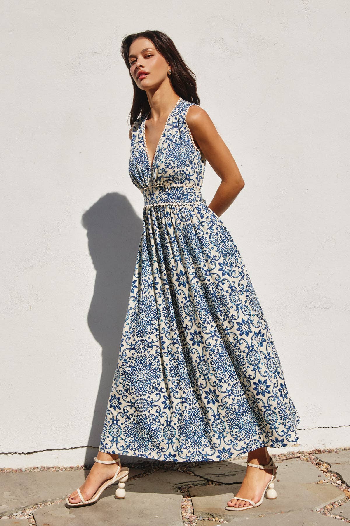 Paisley Midi Dress