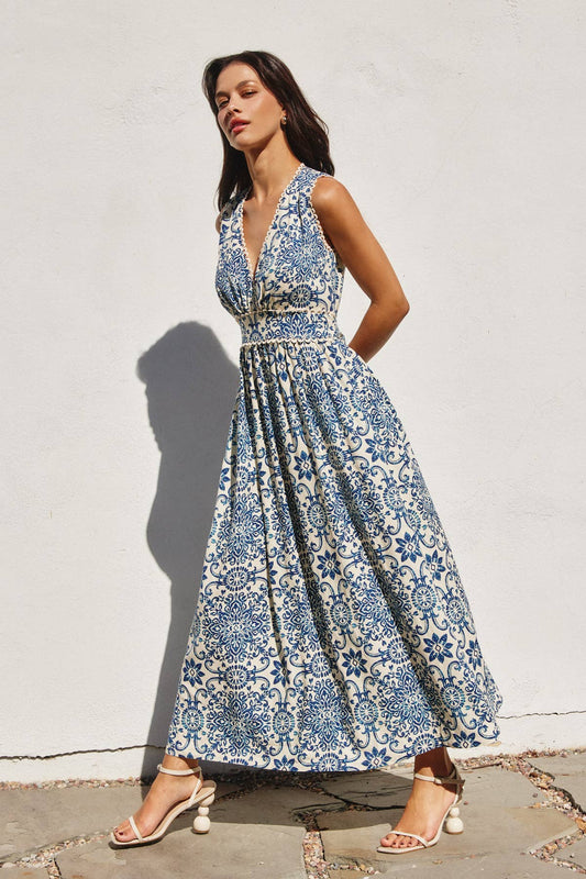 Paisley Midi Dress