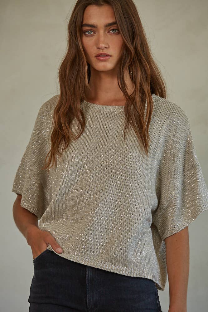 W137 Knit Sweater Lurex