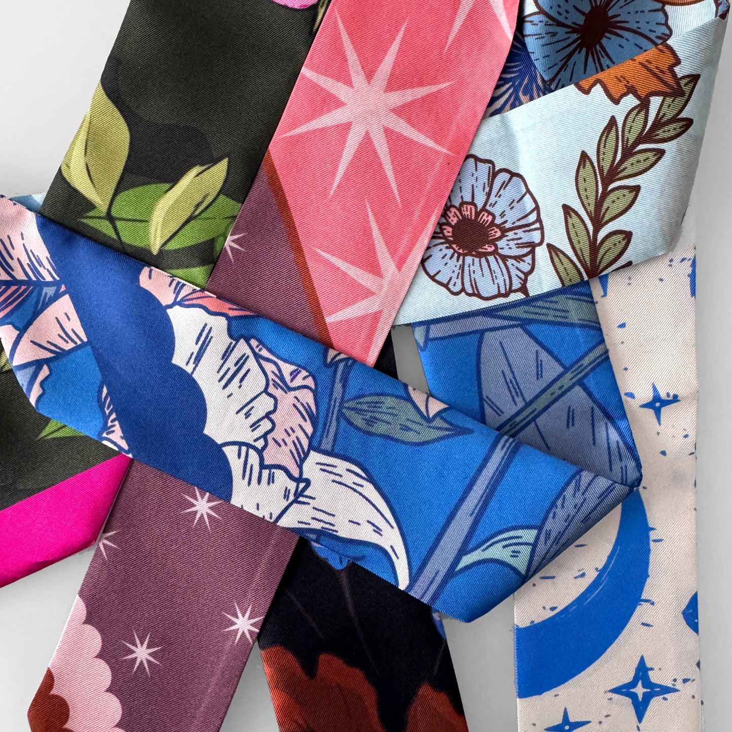Silk Scarf Bluewood