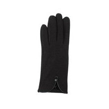 3841 Black Button Gloves