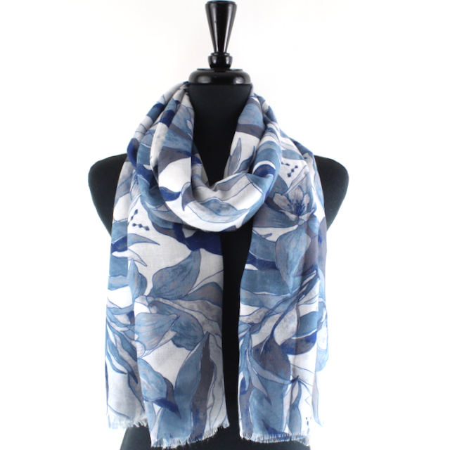 S26034 Floral Scarf