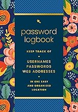 Password Logbook Floral