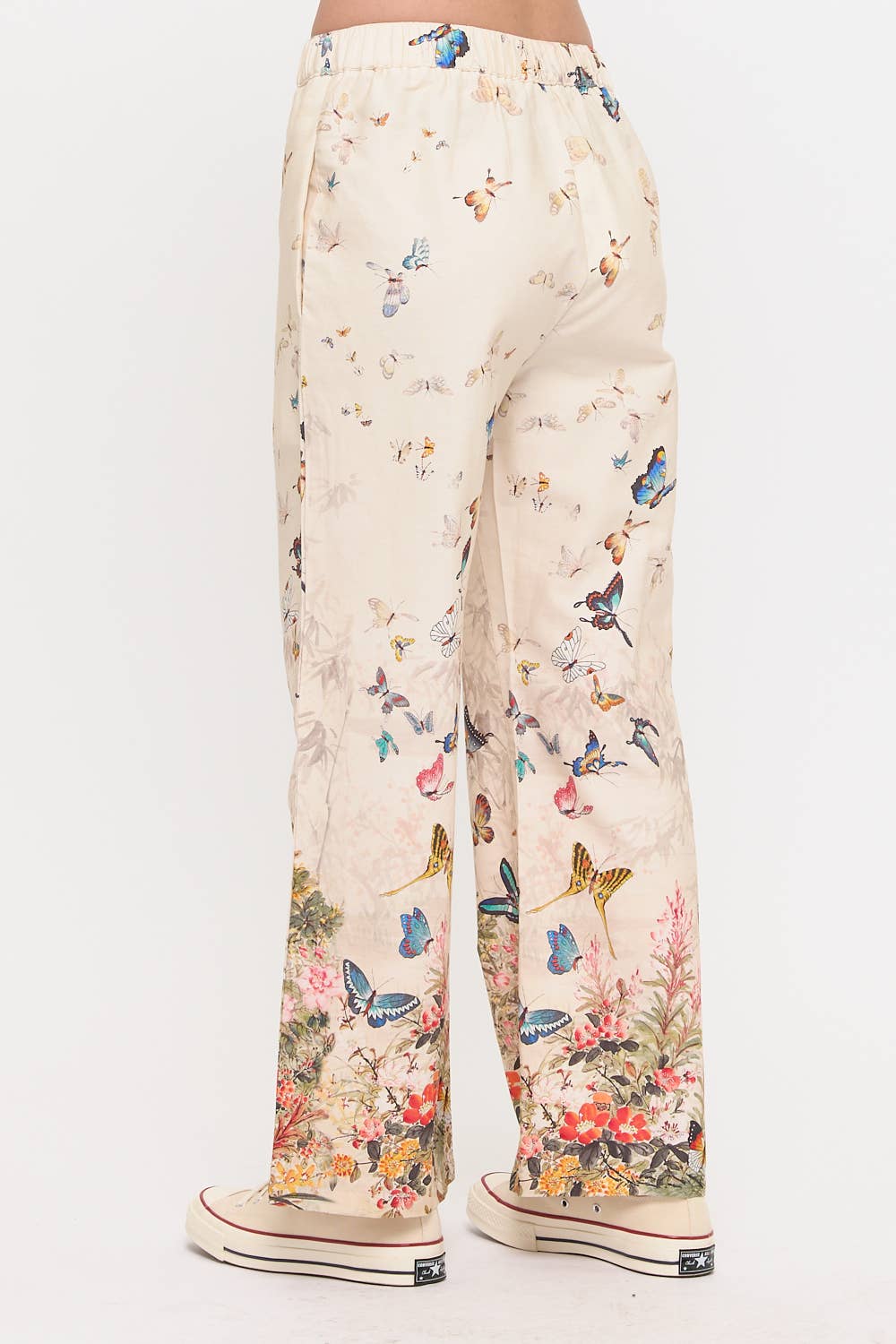 Butterfly Floral Pants