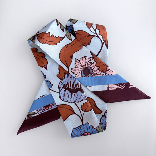Silk Scarf Bluewood