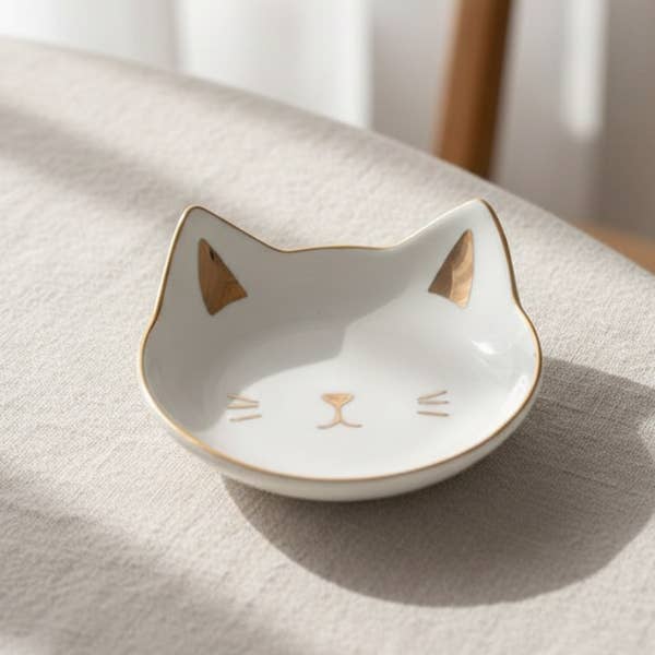 Cute Cat Dish