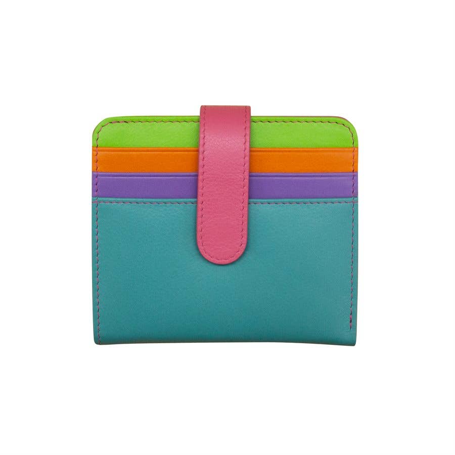 Small Leather Wallet - Credit Card Holder - 7301