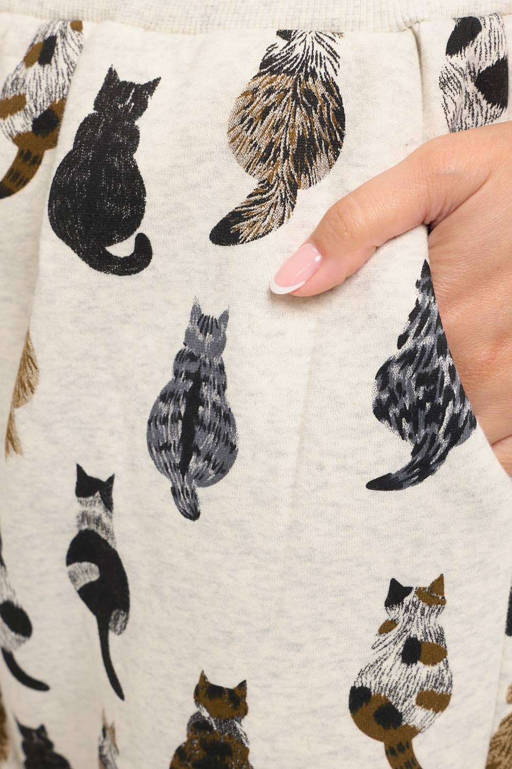 Cat Knit Sweatpants