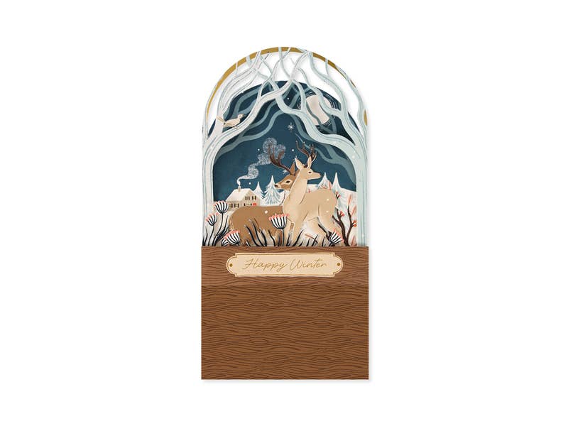 Snow Globe Pop-Up Card
