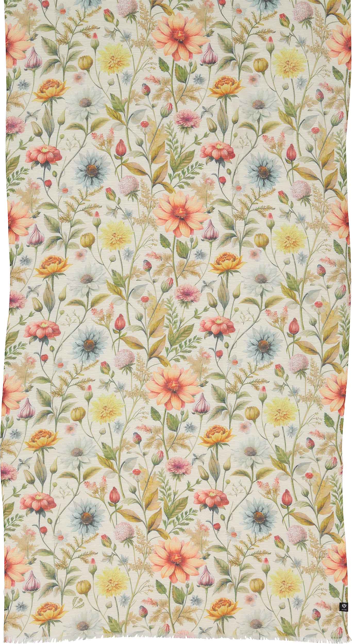 Vintage Floral Scarf