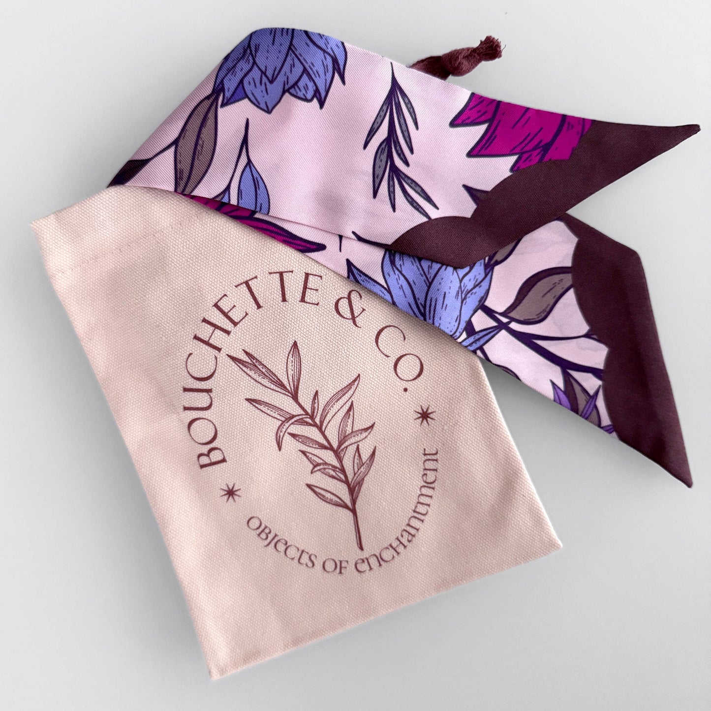 Silk Scarf Floral Buzz