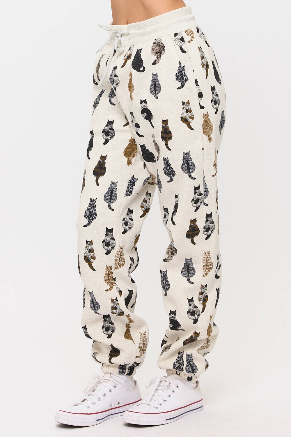 Cat Knit Sweatpants