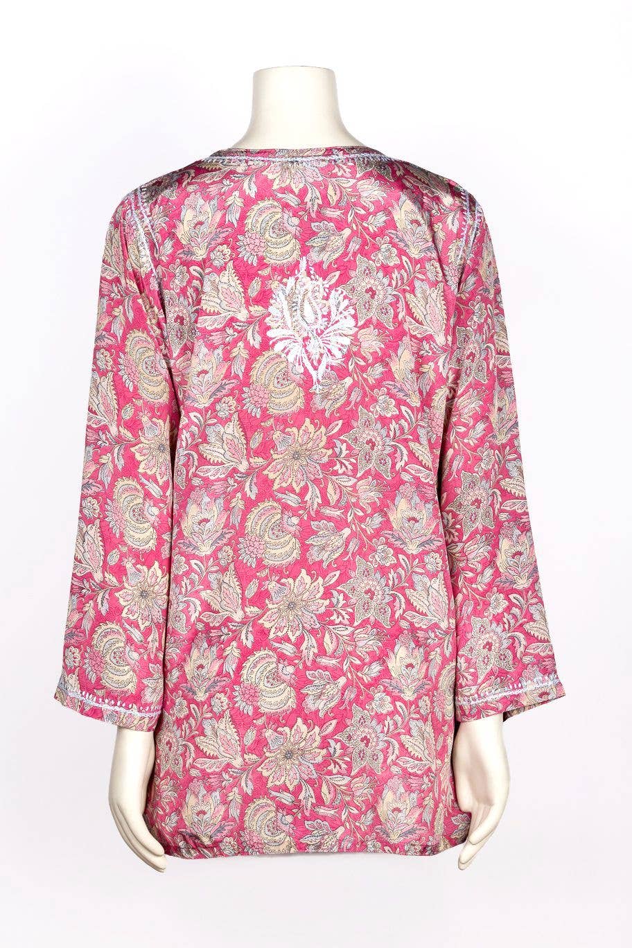 Tunic Pink Embroidered