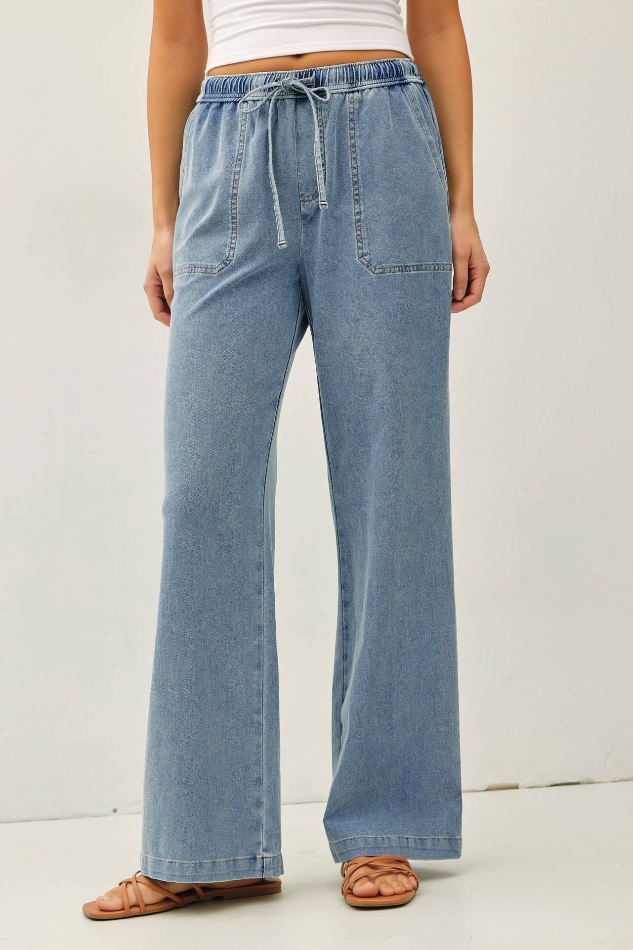 Knit Denim Pant