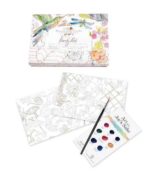 Watercolor Cards w/Foil