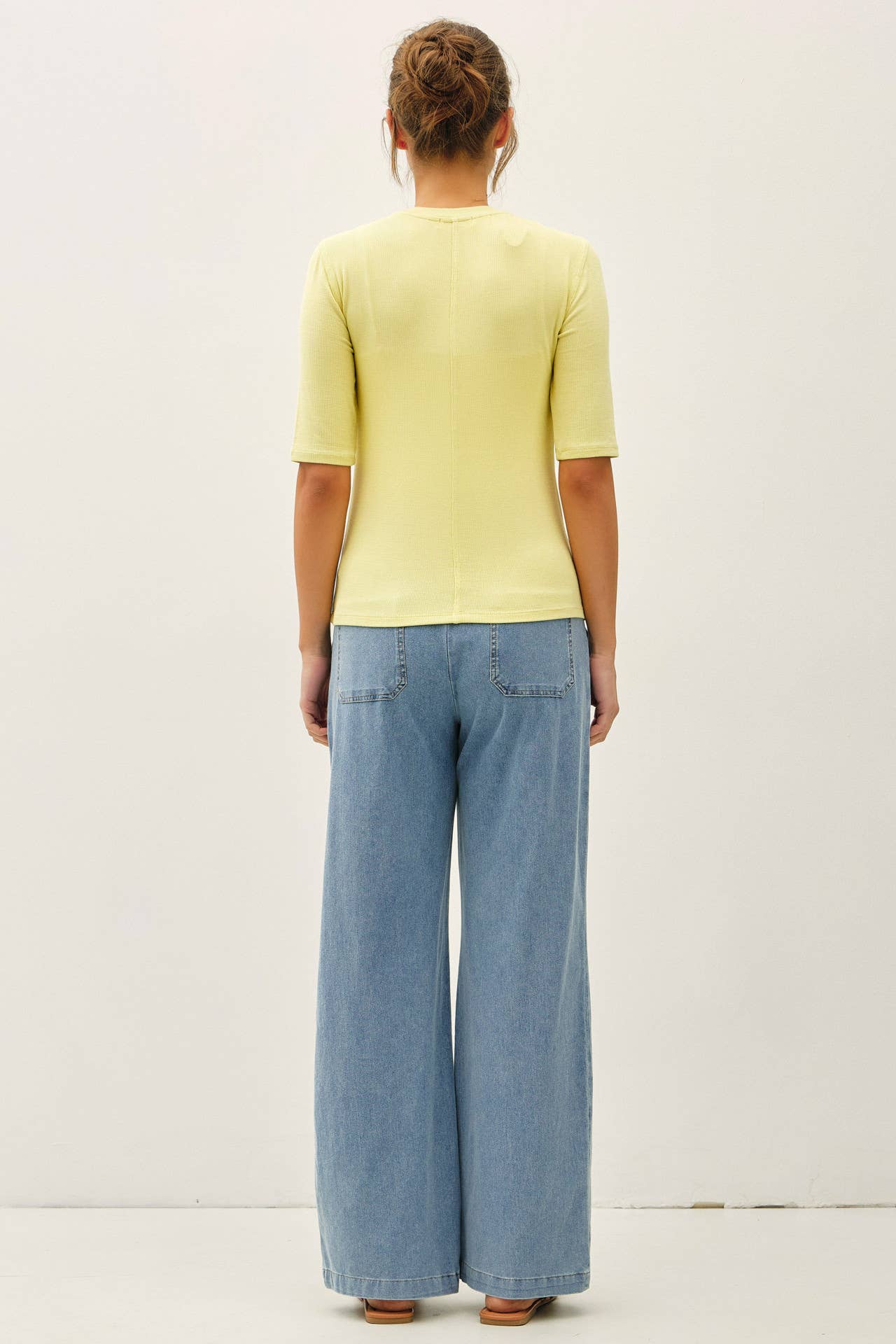 Knit Denim Pant