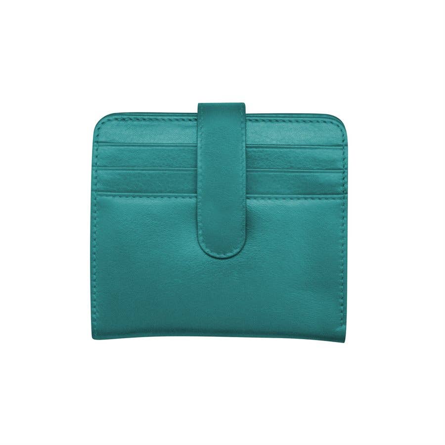 Small Leather Wallet - Credit Card Holder - 7301