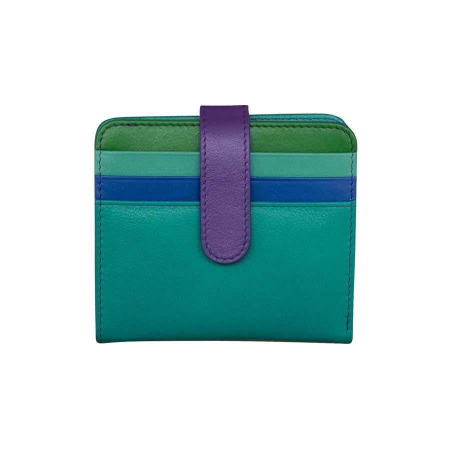 Small Leather Wallet - Credit Card Holder - 7301