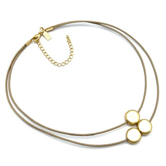 Gold Bead Necklace