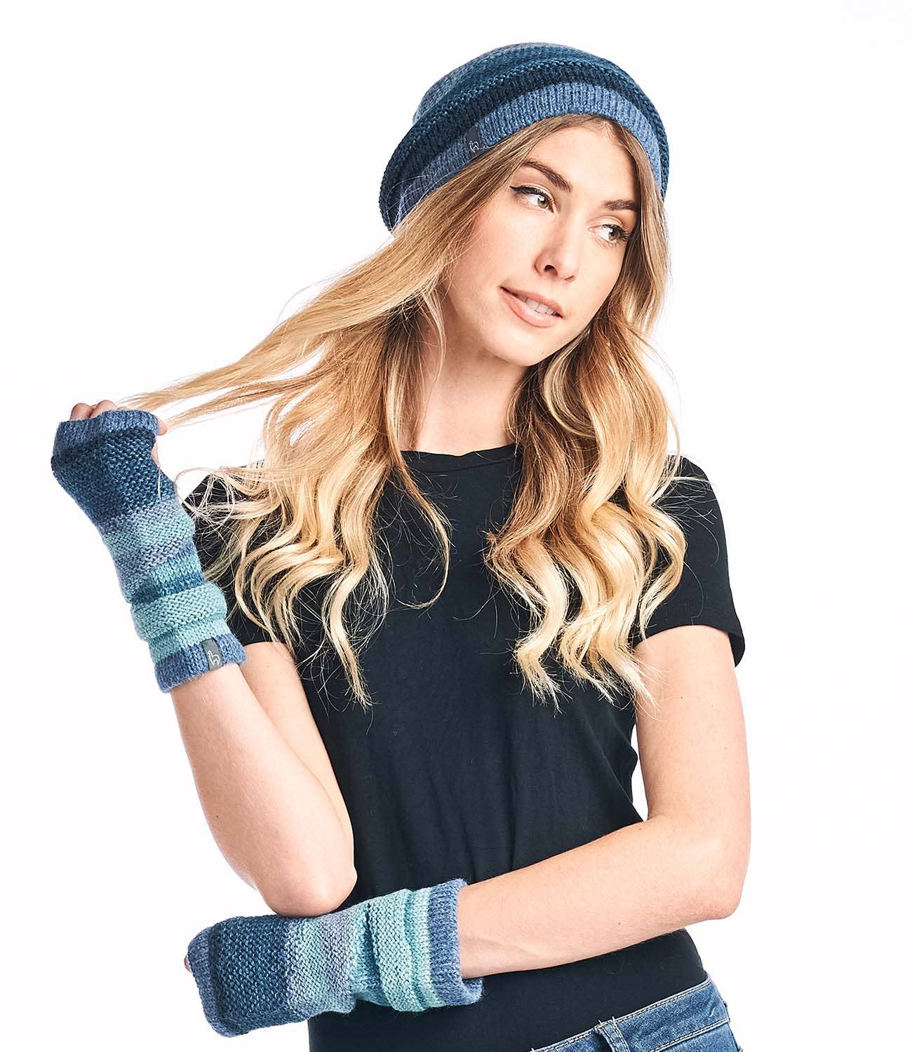 Alpaca Beanie Azul