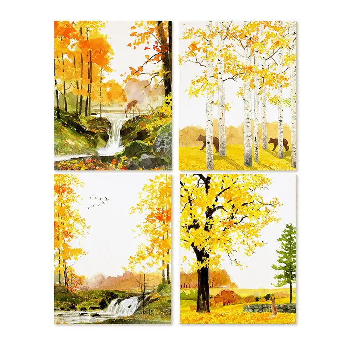 Gold Woods 8 Card Set
