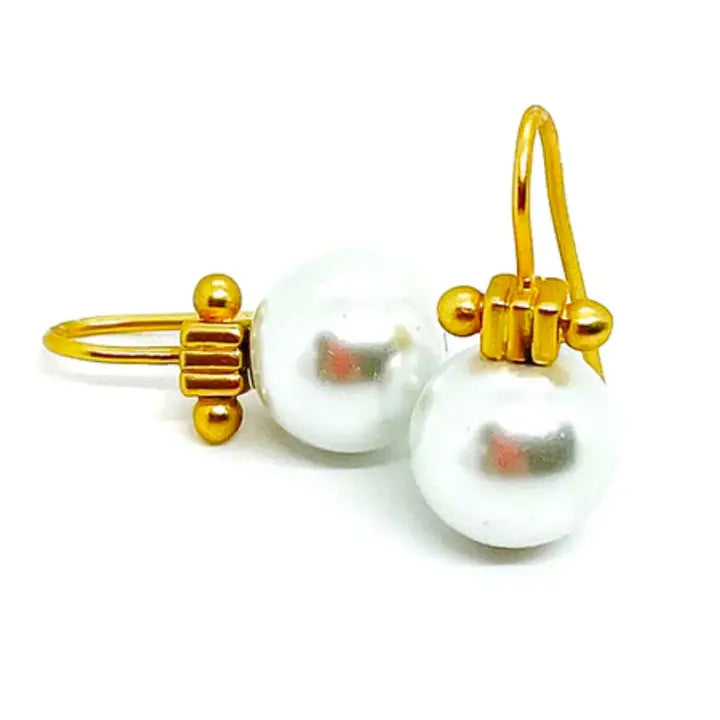 Pearl Matte Earrings