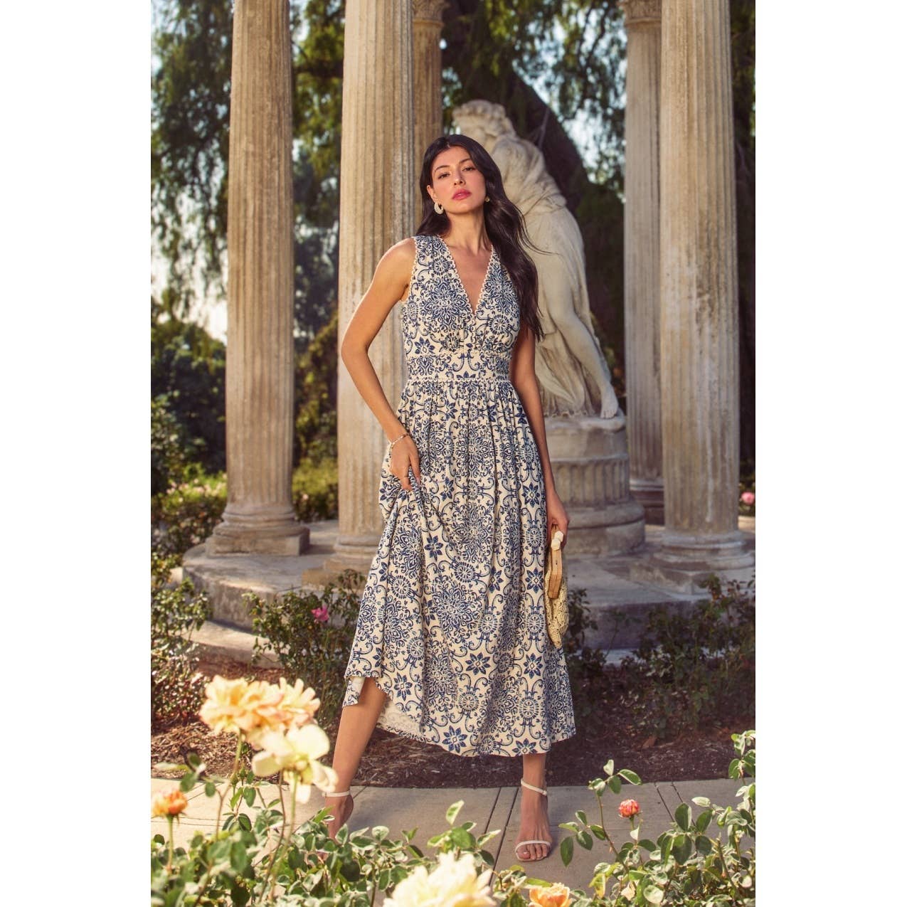 Paisley Midi Dress