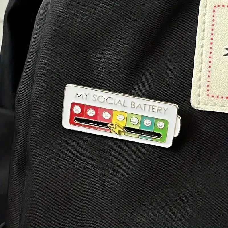 Social Battery Pin