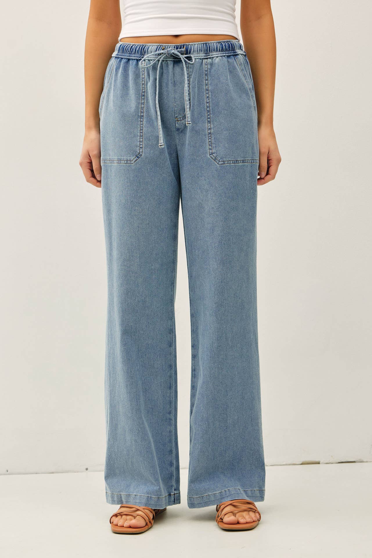 Knit Denim Pant