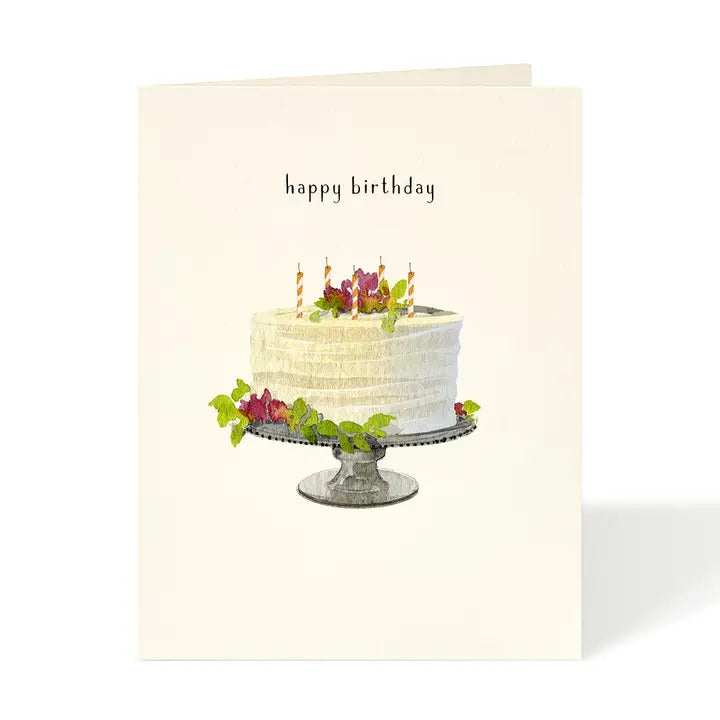 Cream Birthday Cake