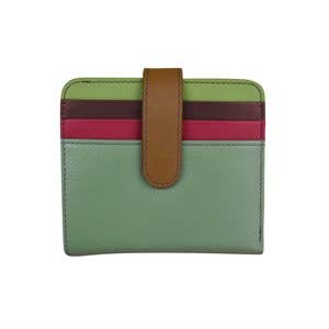 Small Leather Wallet - Credit Card Holder - 7301