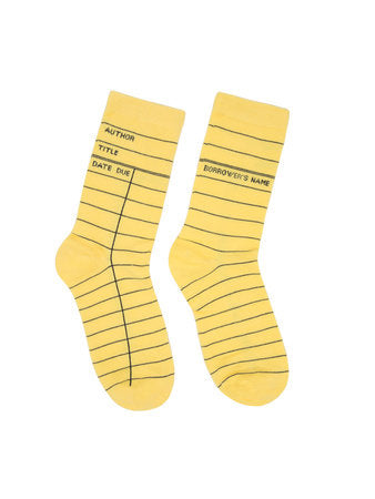 Library Yellow Socks SM