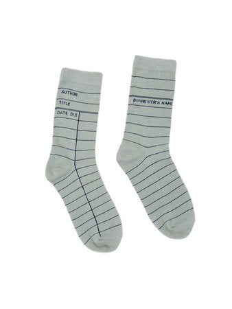 Library Gray Socks SM