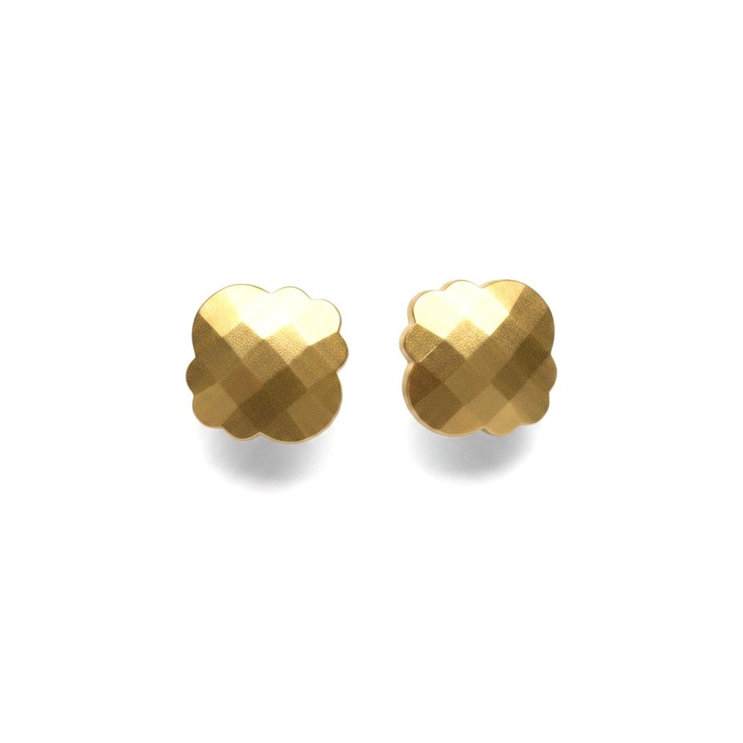Gold Clover Earrings