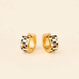 Checkered Earrings