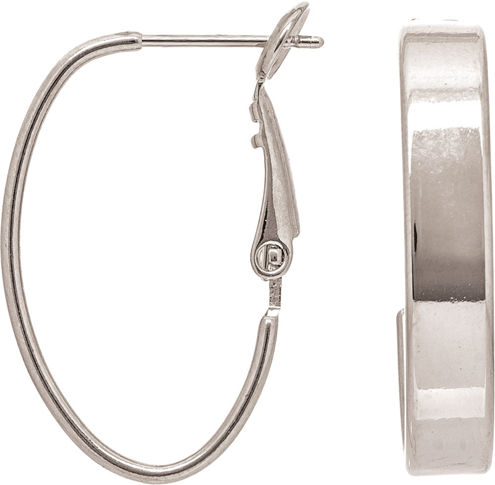 E5356S Hinge Hoop Silver