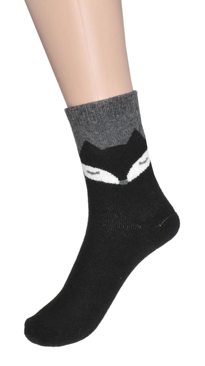 3144 Fox Socks Black