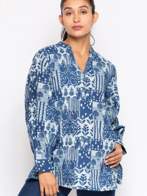 SS-114.3 Patchwork Cotton Tunic