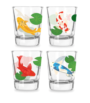 Koi Shot Glasses Set