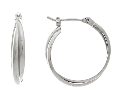 E4876S Silver Twist Earring