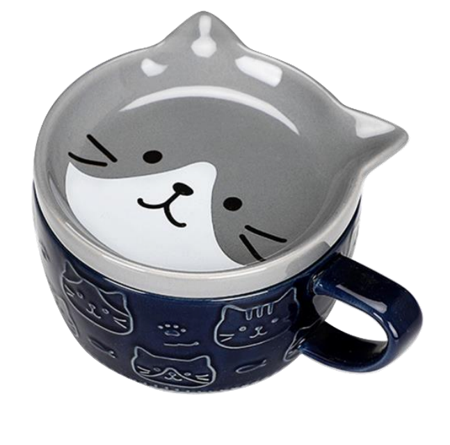 Cat Mug w/Lid