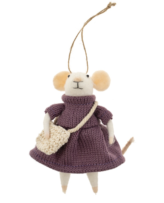 Craft Fair Mouse Ornament