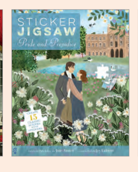 Sticker Jigsaw Jane Austin