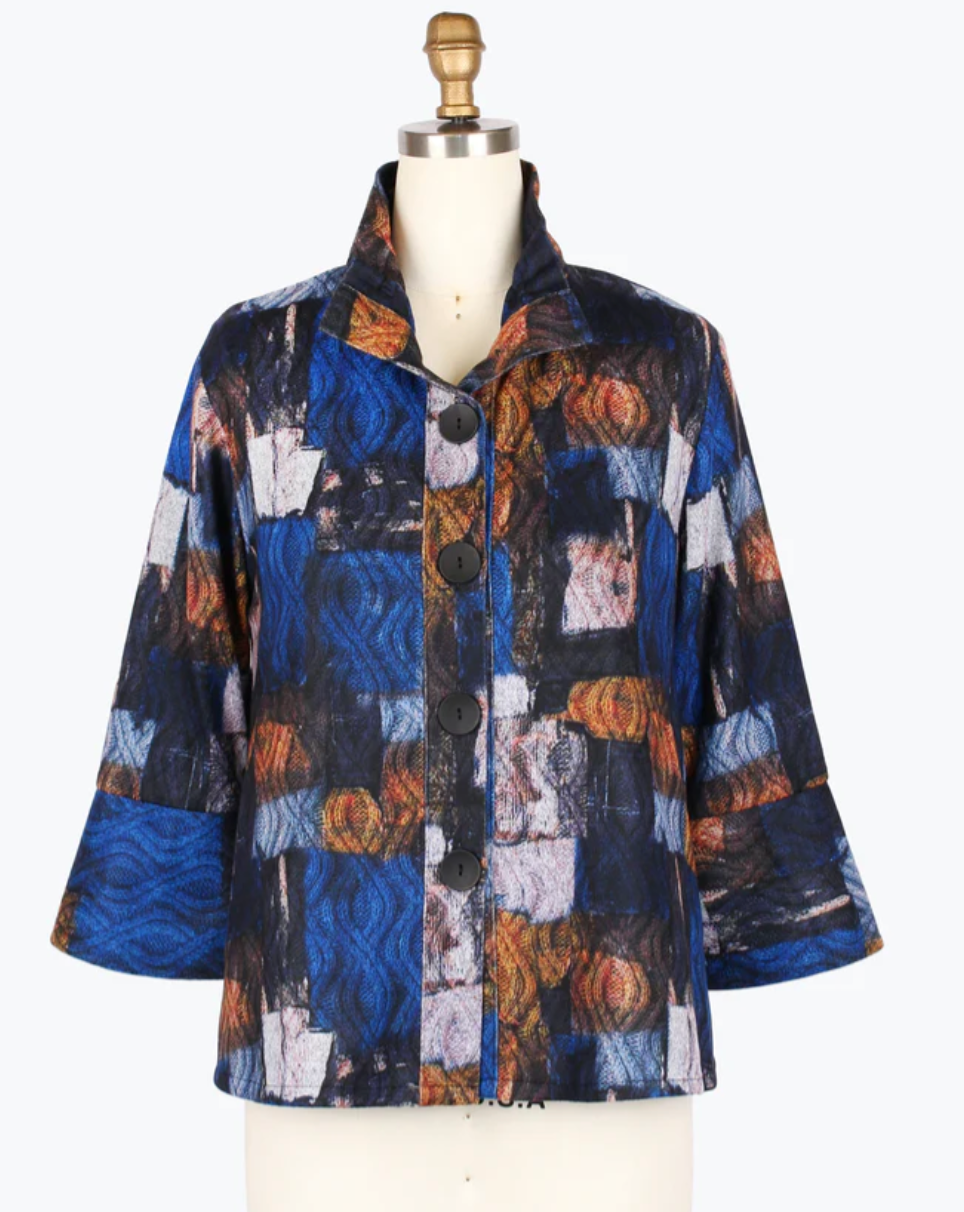 5027 Cable Print Jacket