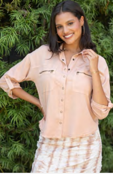 Knapp Button Up Top