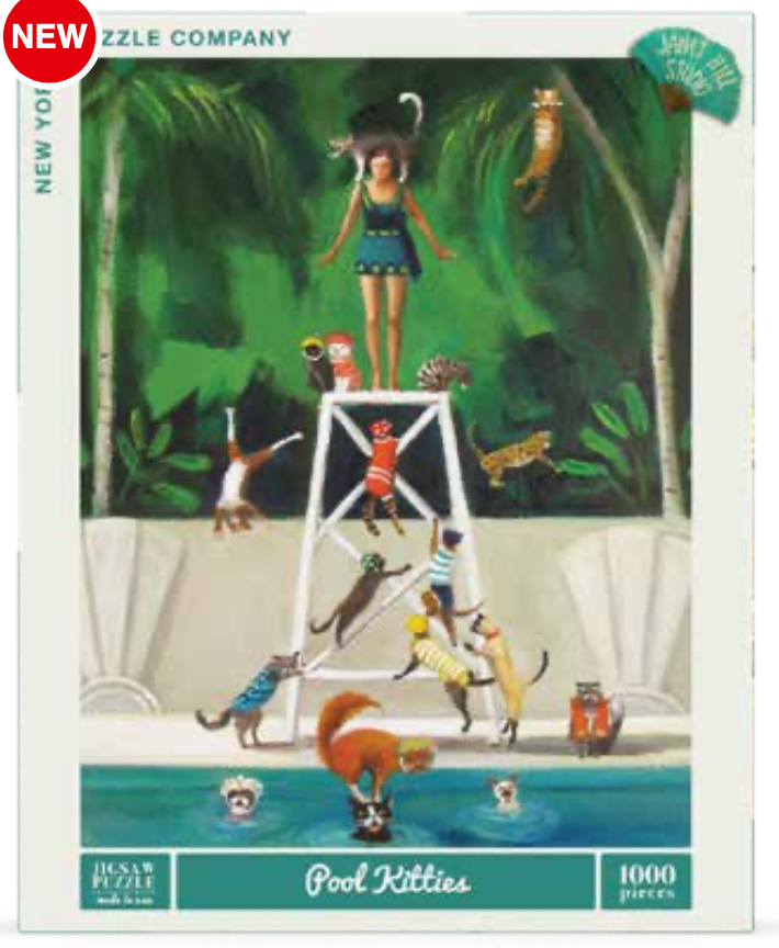 Pool Kitties 1000 Puzzle