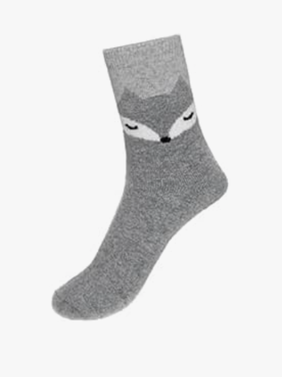 3143 Socks Fox Lt Grey