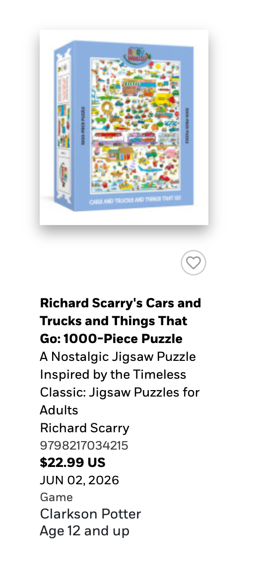 Richard Scarry Puzzle