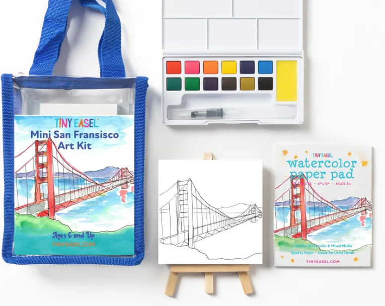 Tiny Easel Art Kit