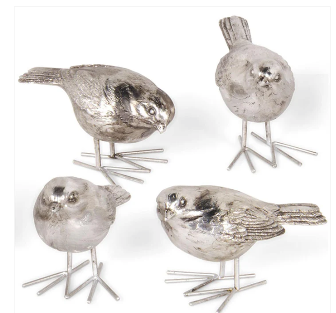 Bird Antique Silver